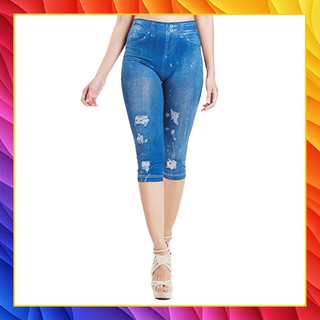 โอนามิกางเกงเลคกิ้งยีนส์ 5 ส่วน สีฟ้า Onami Legging Jeans 5L ชุดชั้นใน กระชับสัดส่วน ของแท้ 100%