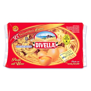 ดีเวลล่า แทลเลียเตลเล พาสต้าไข่ 500 กรัม - Divella Tagliatelle Pasta with Eggs 500g