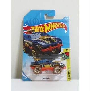 รถเหล็ก Hotwheels ลายไฟ t-hunt STING ROD (ib011)