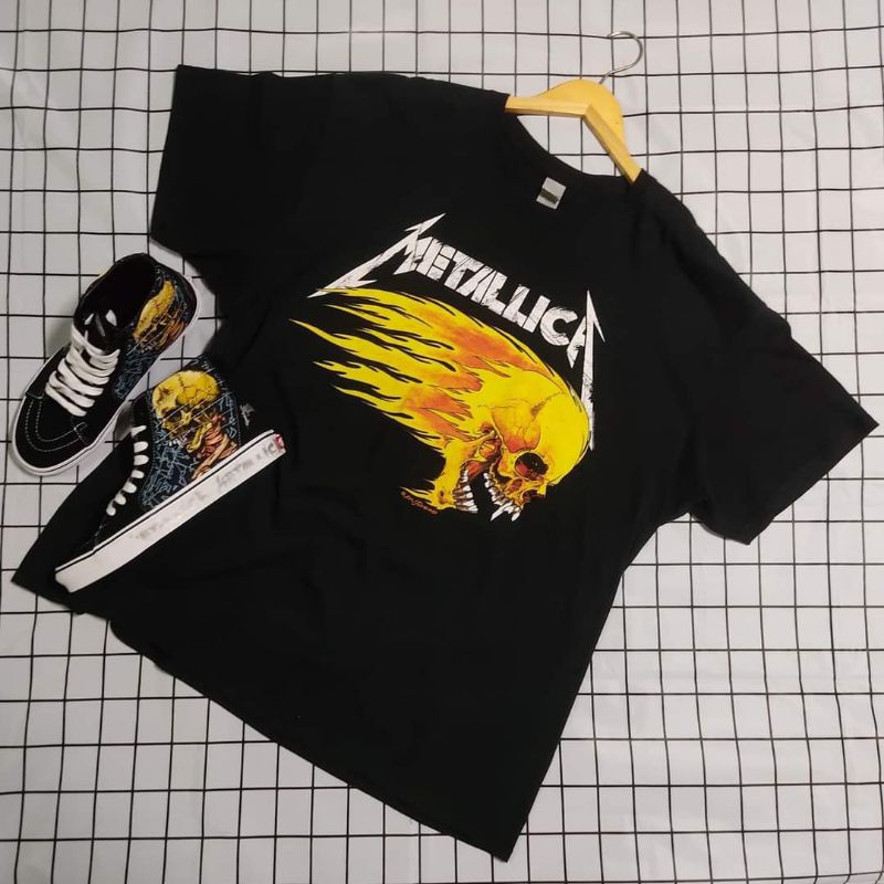 Vans Sk8-hi X Metallica "Sad But True" 💯💯💯ของแท้พร้อมส่ง แถมเสื้อ Metallica 1994 Tour "The Flaming S