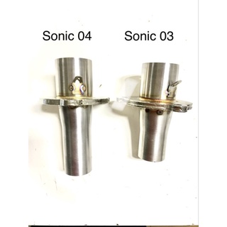 แป้นปลายท่อSONICปี03,04  ใช้สวมส่วนปลายท่อนท้ายคอท่อขนาด 38mm