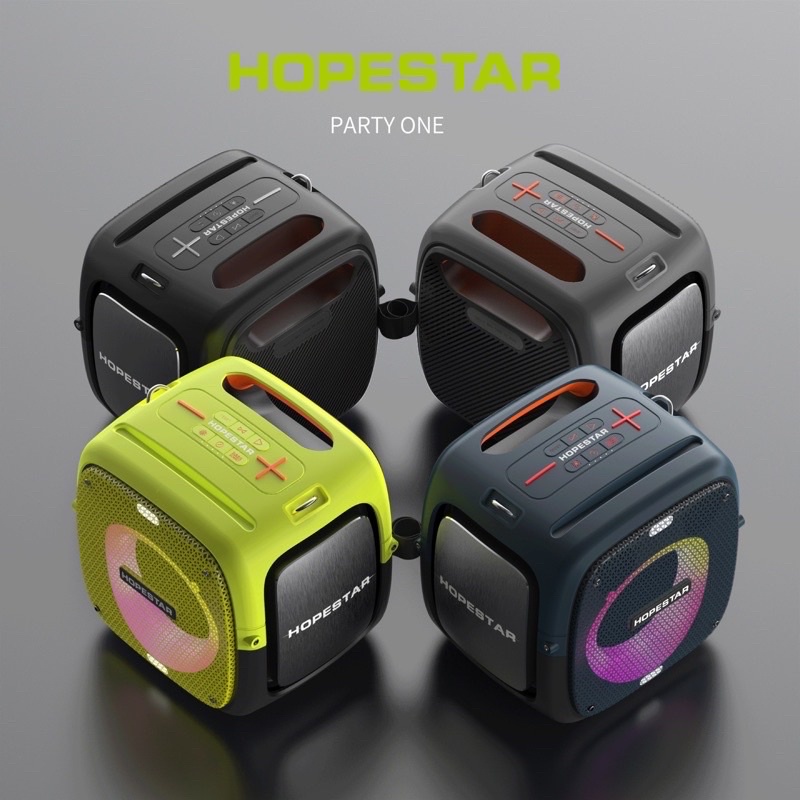 Hopestar PartyOne/A6X ลำโพงบลูทูธ ของแท้100%!เบสแน่น เป็นได้3โหมด ฟังก์ชั่นเชื่อมต่อได้2ตัว