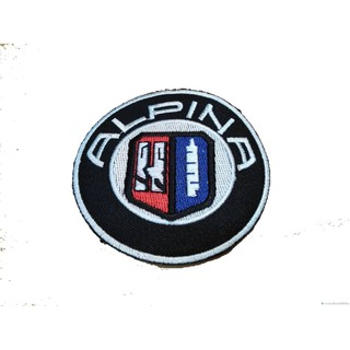 [ตัวรีด เย็บได้] ALPINA ป้ายติดเสื้อ logo Embroidered Sew Iron On Patches Badge