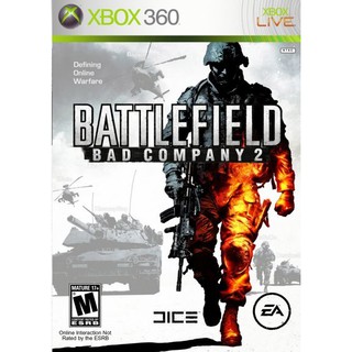 แผ่น XBOX 360 : Battlefield Bad Company 2  ใช้กับเครื่องที่แปลงระบบ JTAG/RGH