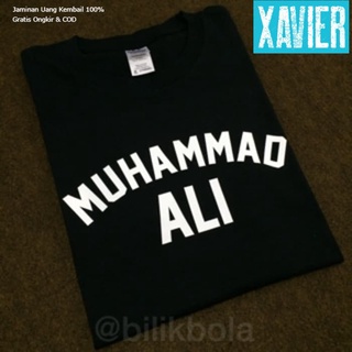 เสื้อยืดผ้าฝ้ายพิมพ์ลายคลาสสิก เสื้อยืด พิมพ์ลาย 30S Distro Muhammad Ali สไตล์อินโดนีเซีย มุสลิม มุสลิม มวย มวย มวยอิสลา