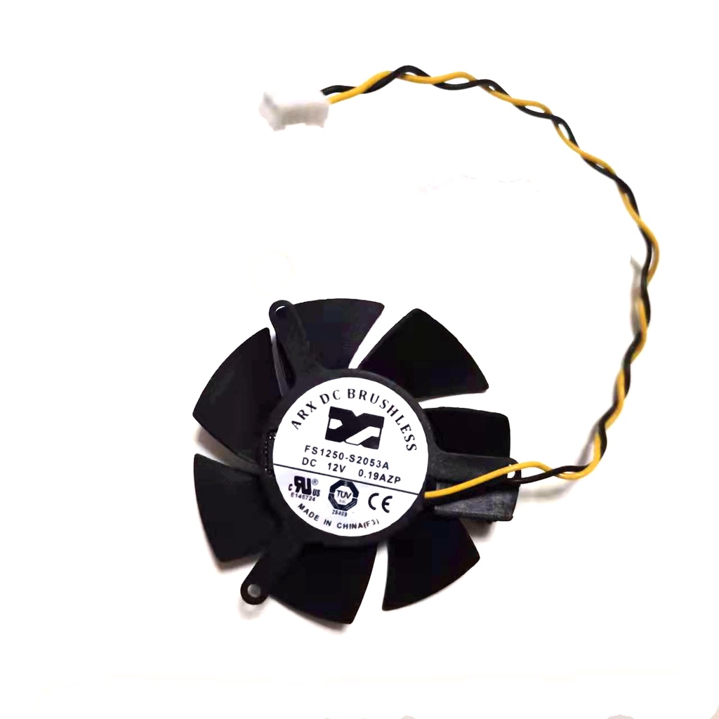 FS1250-S2053A 47 มม.0.19A สําหรับ Gigabyte GTX1050Ti GTX1650 GTX1650 D6 OC Low Profile 4G กราฟิกการ์