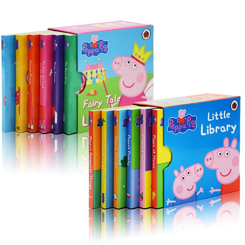 Mini Peppa Pig boxset (2 ชุด)Peppa pig Little Library Peppa Pig Fairy ...