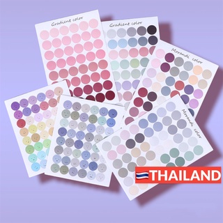 สติ๊กเกอร์ ไดคัท หน้าอีโมชั่น สีพาสเทล สติกเกอร์วงกลม ตกแต่งไดอารี่ DIY Scrapbook Planner