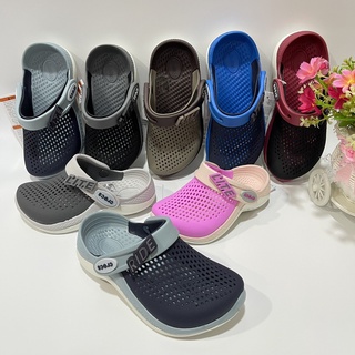 รองเท้าเเตะแบบสวม เด็ก Crocs Kids LITE RIDE มาใหม่ลาสุด ทรงสวย ไซร้ 26 ถึง 34 ผลิตจากยางอย่างดี นิ่ม เบา ไม่ลื่น ราคาถูก