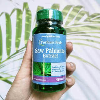 สารสกัดซอว์ปาลม์เมตโต้ Saw Palmetto Extract 90 Softgels (Puritans Pride®)