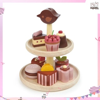 ชุดของเล่นไม้ชั้นขนม Afternoon Tea Set แบรนด์ Tender Leaf Toys - Chocolate Bonbons