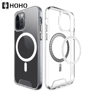 🔥เคสเกราะกันกระแทกสำหรับ เคสใส ใช้สำหรับ iPhone 17 Air 16e 12 11 13 14 15 16 17 Pro Max Plus Mini Wireless Magnetic Case