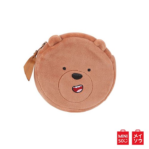 MINISO กระเป๋าใส่เหรียญ หน้าก๊วนหมี We Bare Bears