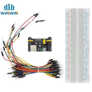 Mb-102 MB102 เบรดบอร์ด 400 830 จุด PCB บอร์ดทดสอบ พัฒนาสายดูปอง DIY สําหรับห้องปฏิบัติการ arduino SYB-830