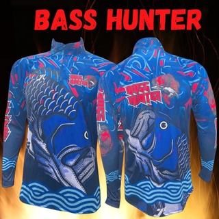 JK Thailand เสื้อตกปลา BASS HUNTER ป้องกันรังสี UV 80% แห้งเร็ว