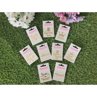 Tattoo sticker gold แทททูสติ๊กเกอร์ ปาร์ตี้สละโสด งานแต่งงาน พร้อมส่ง สินค้าอยู่ไทย