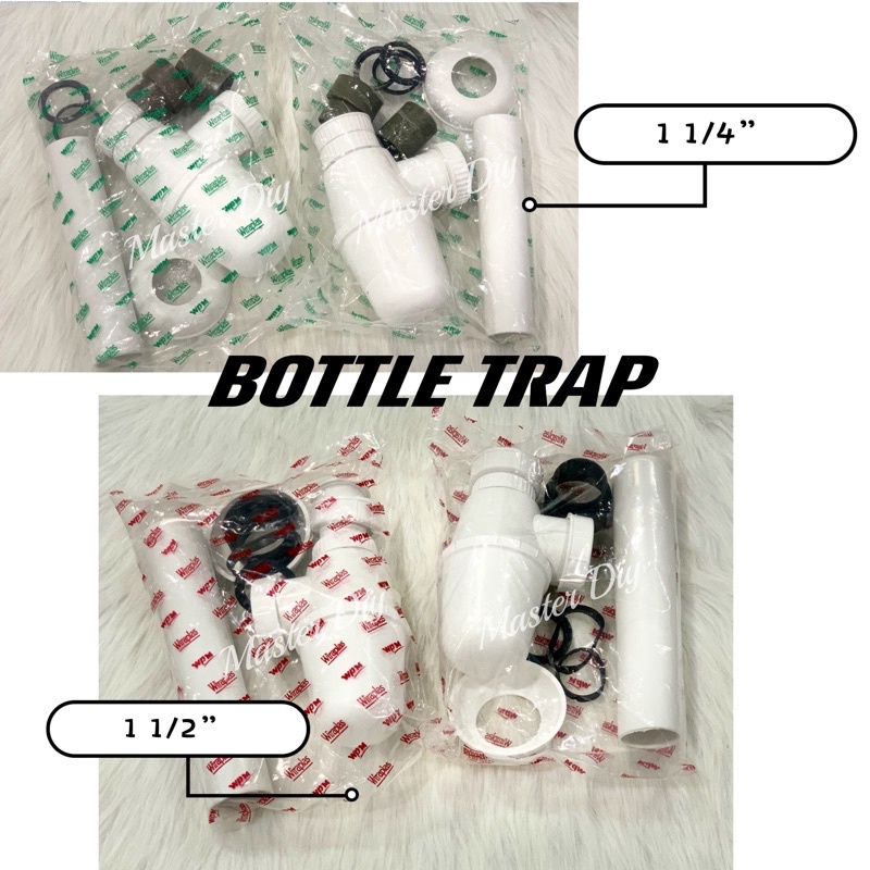 !! PVC BOTTLE TRAP สําหรับล้าง BASIN KITCHEN SINK FAUCET (1 1/2, 1 1/4)/PERANGKAP BOTOL SINKI CUCI M