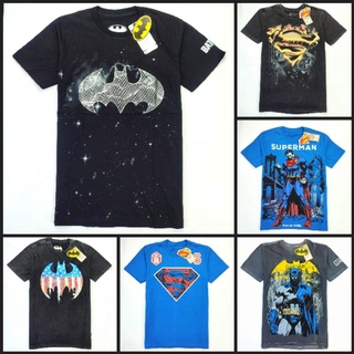 ลดล้างสต๊อก(S อก38") เสื้อยืด แบทแมน Baman, ซูเปอร์แมน Superman, โจ๊กเกอร์ Joker สินค้าลิขสิทธิ์