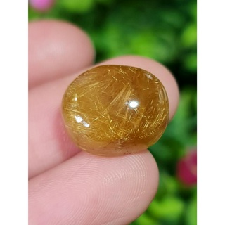 ไหมทอง ควอตซ์ Golden Rutilated Quartz 15.69 กะรัต Cts.