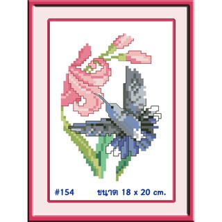 ไอแอมครอสติช iamcrossstitch DIY รหัสTmini-154 18x20 cm. ชุดอุปกรณ์งานฝีมือปักครอสติชครบชุด