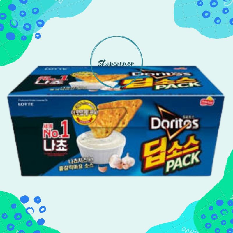 Lotte Doritos Dip ชีสและกระเทียมมายอง