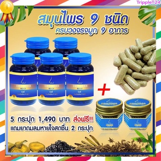 DRD HERB-RIDSY ริชซี่ สมุนไพรแท้ 9 ชนิด 1 กระปุก 30 แคปซูล ลดภูมิแพ้ ไซนัส โรคทางจมูกเรื้อรัง มีรีวิว