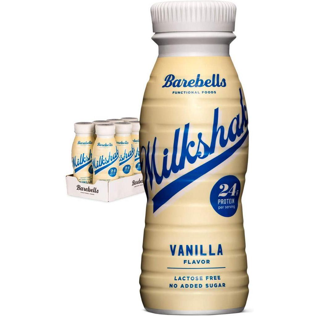 Barebells Protein Milkshake Vanilla Flavor Lactose Free โปรตีนมิลค์เชควานิลลา (8 x 330ml