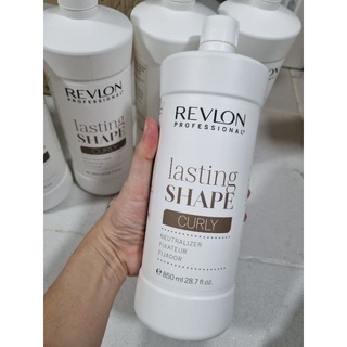 Revlon lasting shape Neutralizer 850ml น้ำยาโกรกดัด สำหรับใช้ล้อคลอนคู่กับน้ำยาดัด Revlon lasting shape