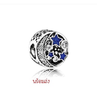 Pandora silver charm กาแล็คซี่ ดาวพระจันทร์