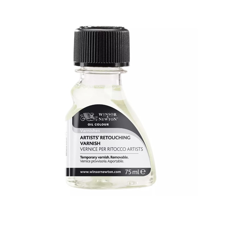 Winsor & Newton น้ำมันเคลือบภาพ Artist's Retouching Varnish 75 ml