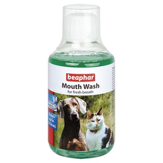 Beaphar Mouth Wash ผสมน้ำดื่มดับกลิ่นปาก 250 มล. สุนัขและแมว