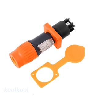 kool  High-power Aviation 3-pin Power Supply Plug Waterproof Powercon Connector