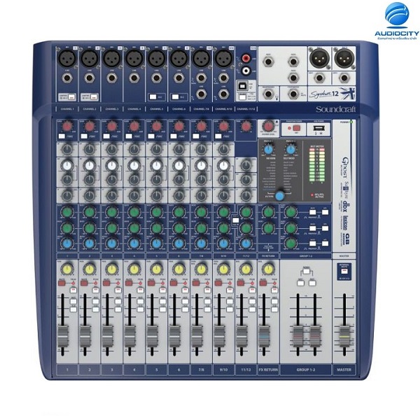 Soundcraft Signature 12 มิกเซอร์ อนาล็อก 12 แชนแนล