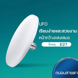 หลอดไฟNEWBEE LED แสงสีเดไลท์ หลอดไฟแสงขาว หลอดไฟUFO ไม่กินไฟ ถนอมสายตาใช้ได้ทุกสถานที่เรียบง่ายไม่มีกระพริบติดตั้งง่าย