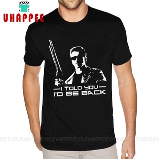 เสื้อยืด พิมพ์ลายหนัง Schwarzenegger Sci Fi แฟชั่นสําหรับผู้ชายS-5XL