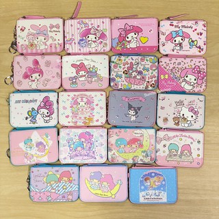 พร้อมส่ง ที่แขวนบัตร พร้อมกระเป๋าใส่เหรียญและธนบัตร ลายการ์ตูน Hello Kitty, Little Twin Stars ลายชุด4