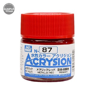 Mr.Hobby MR.ACRYSION COLOR N-87 METALLIC RED 4973028112559 (สี)