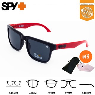 Spy1 แว่นกันแดด ตัดแสงUV 400 แว่นกันแดด  แว่นดารา งานเกรดคุณภาพ เก็บเงินปลายทาง แถมฟรี ซองใส่แว่น+ผ้าเช็ดเลนส์ (แดง)