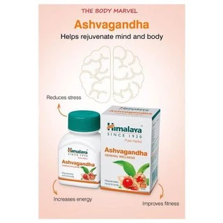 Himalaya Ashvagandha โสมอินเดีย 60 เม็ด