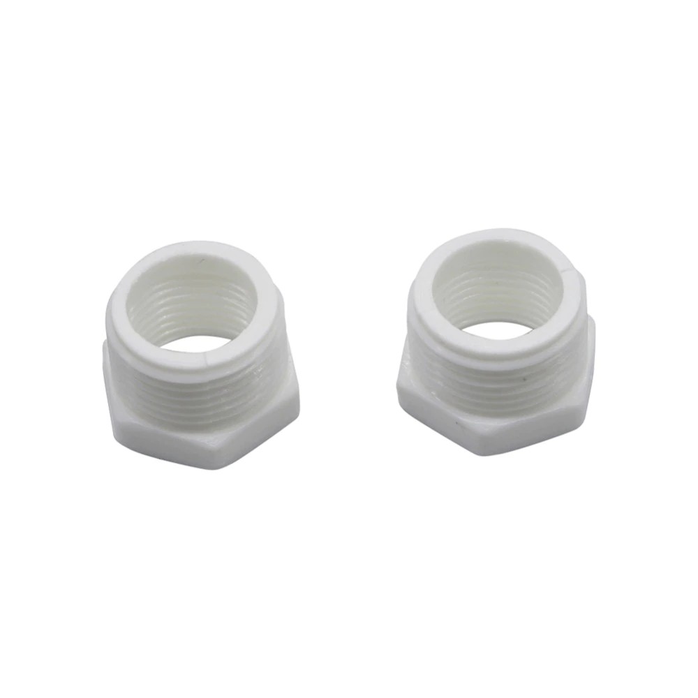 2 ชิ้นอุปกรณ์ท่อ Hex ลด Bushing 1/2 "หญิงถึง 3/4" ชายเกลียว Connector