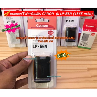 BATTERY CANON LP-E6N  EOS R 5D4 5D3 5D2 7D2 7D 6D2 6D 80D 70D 60D