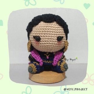 Reyna Valorant ตุ๊กตาถักนิตติ้ง - Reyna Amigurumi