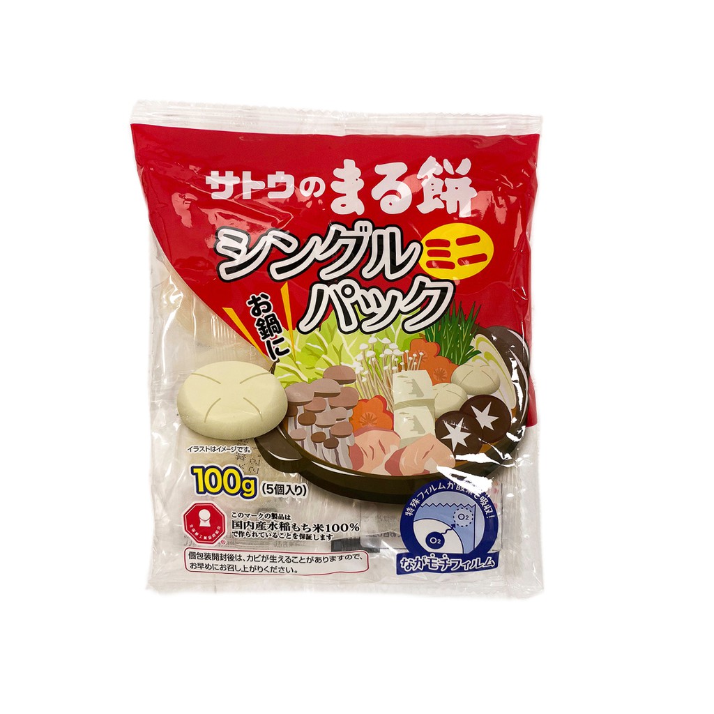 ซาโต้ ฟู้ด โมจิญี่ปุ่น ขนาด 100 กรัม - Sato Food Mochi Rice Cakes