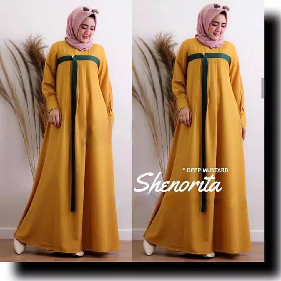 5L XXXL XXL XL LMS | SHENORITA MAXI DRESS BIG SIZE R_PROJECT