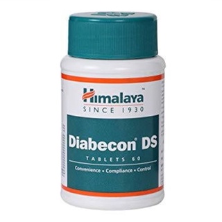 Himalaya Diabecon DS สูตรเข้มข้น ลดน้ำตาล 2 เท่า ขนาด 60 เม็ด