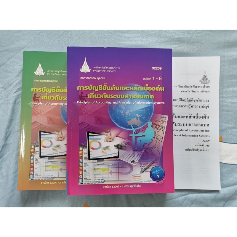 หนังสือเรียน 32209 การบัญชีขั้นต้นและหลักเบื้องต้นเกี่ยวกับระบบสารสนเทศ มหาวิทยาลัยสุโขทัยธรรมาธิราช