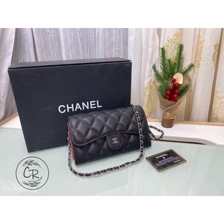 กระเป๋าพร้อมกล่อง งานมิลเลอร์ Chanel  Size 8”