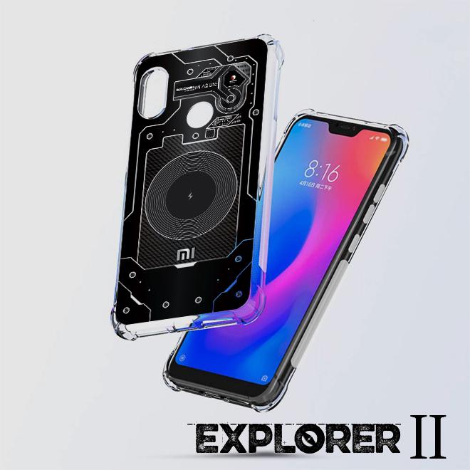 เคส สำหรับ Xiaomi Mi A2 Lite [Explorer II Series] 3D Anti-Shock Protection TPU Case