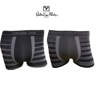 VALENTINO RUDY VI2-M100 1ตัว บ็อคเซอร์Seamless ( MICROLON93% LYCRA 7% ) 2 สี ดำ เทา