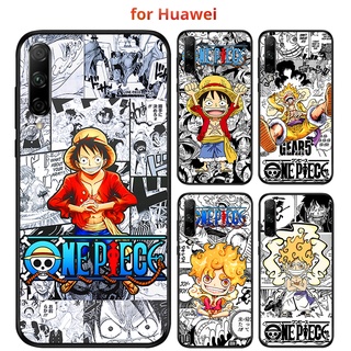 เคส HUAWEI Y6 Y7 Y6S PRO  Y7A Y6P Y9S Y9 Prime 2018 2019 มือถือสำหรับเคสโทรศัพท์มือถือลายการ์ตูนลูฟี่สําหรับ